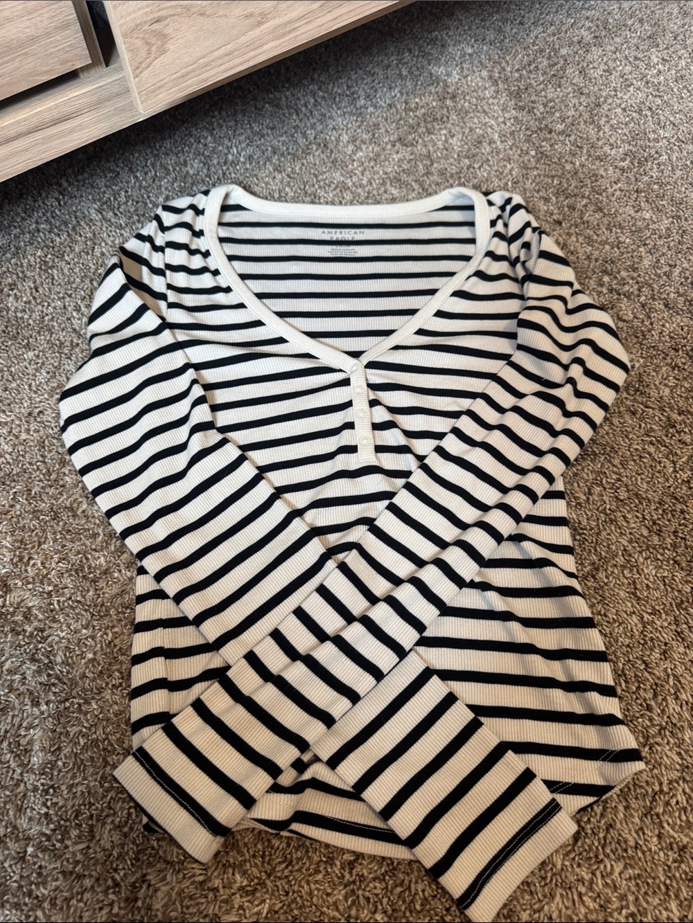 American Eagle striped long sleeve